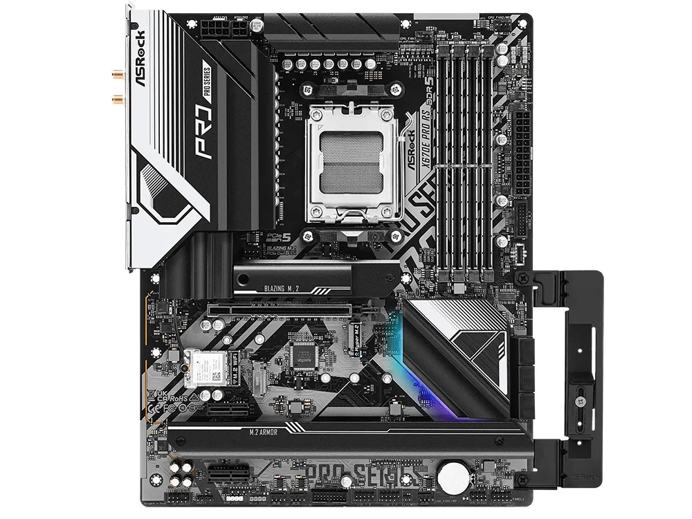 Материнская плата ASRock X670E PRO RS, AM5, AMD X670, ATX