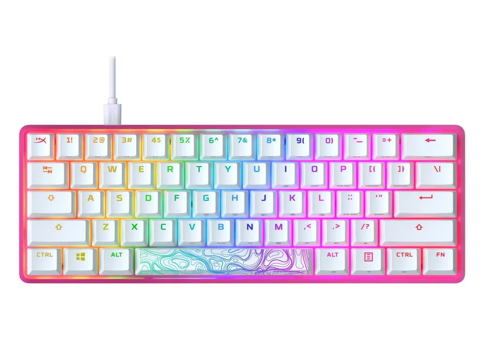 Клавиатура HyperX Alloy Origins 65, Проводное, Чёрный