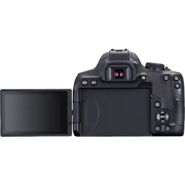 Aparat foto DSLR Canon EOS 850D + EF-S 18-135 IS, Negru