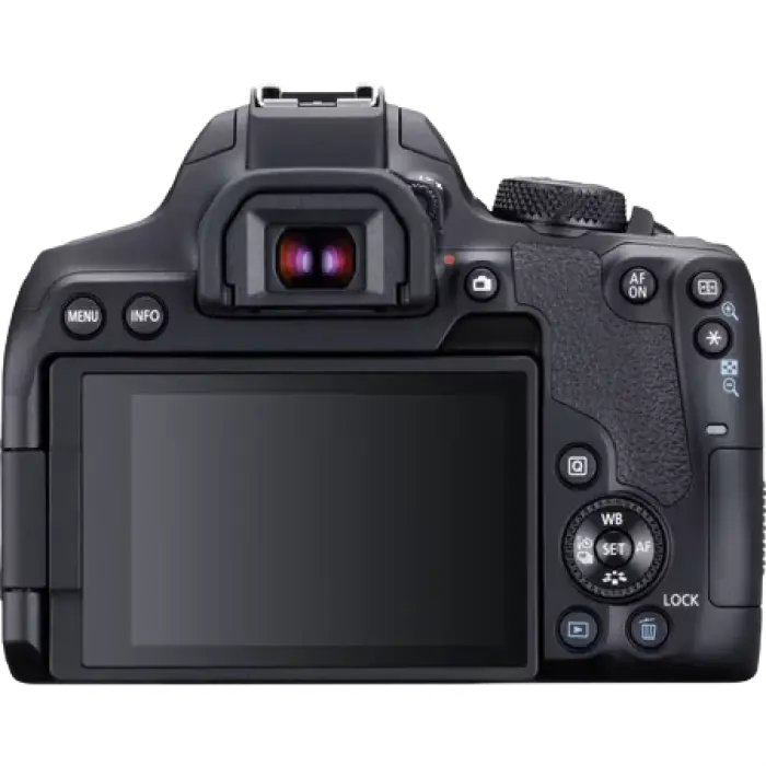 Aparat foto DSLR Canon EOS 850D + EF-S 18-135 IS, Negru