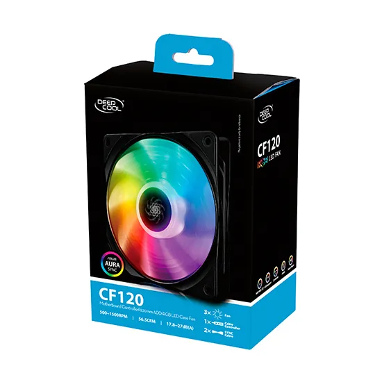 Ventilator PC Deepcool CF 120, 120 mm