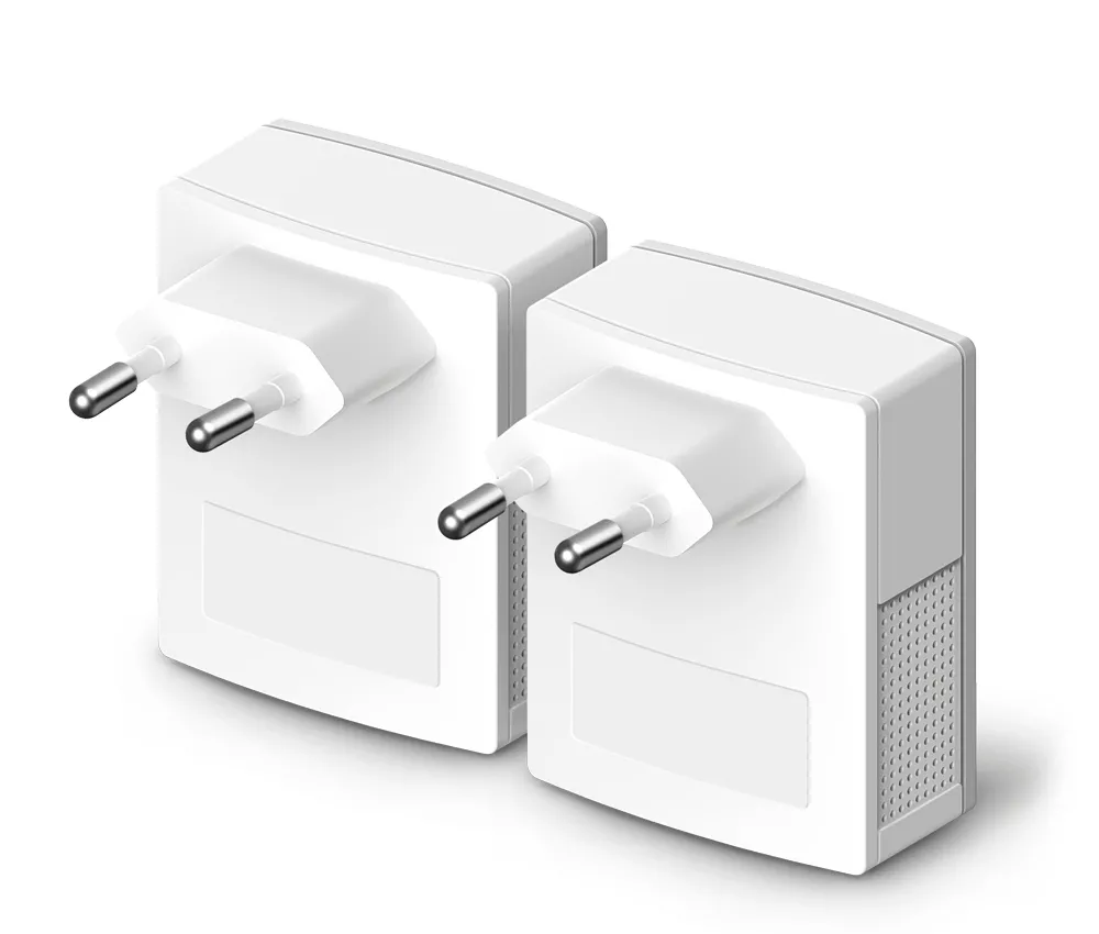 Адаптер Powerline TP-LINK TL-PA4010 KIT, AV600, 600 Mбит/c, Белый