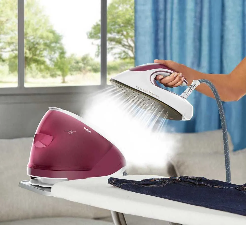 Fier de călcat cu generator de abur Tefal SV9201E0, 2800W, Roz