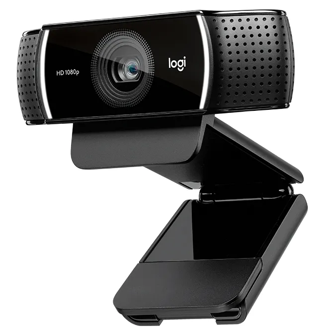Camera Logitech C922 Pro, 1080p/30 fps, 3/15 MP, FoV: 78°, Zoom:1.2x, Autofocus, Stereo mic, 1.5m