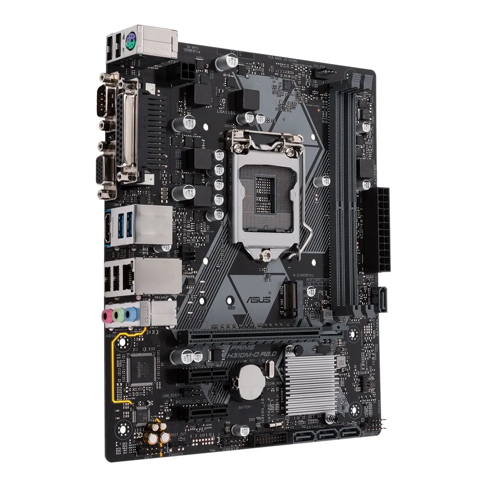 Материнская плата ASUS PRIME H310M-D R2.0, LGA1151, Intel H310, Micro-ATX