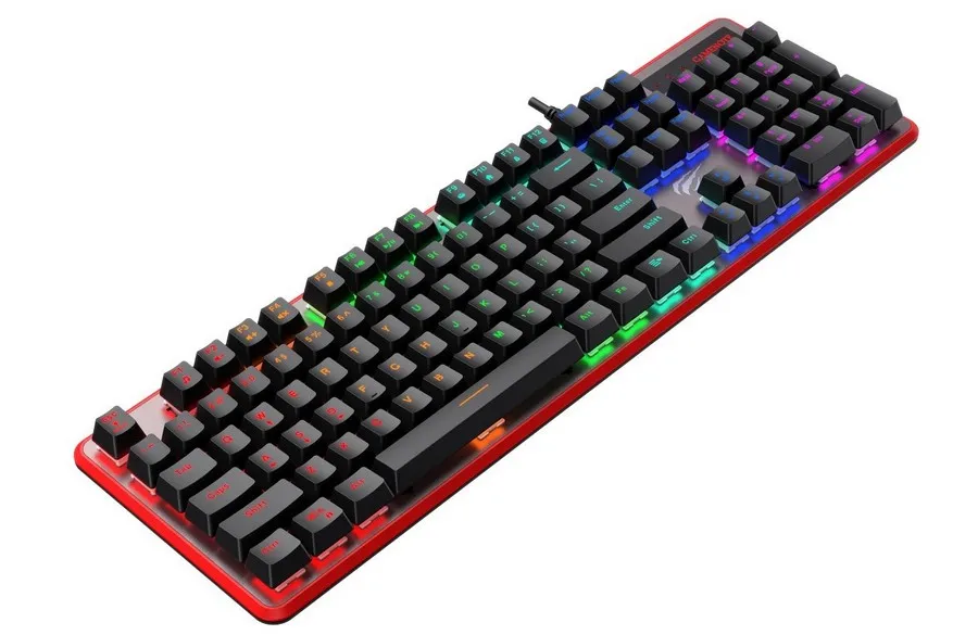 Tastatură Havit KB870L, Cu fir, Negru