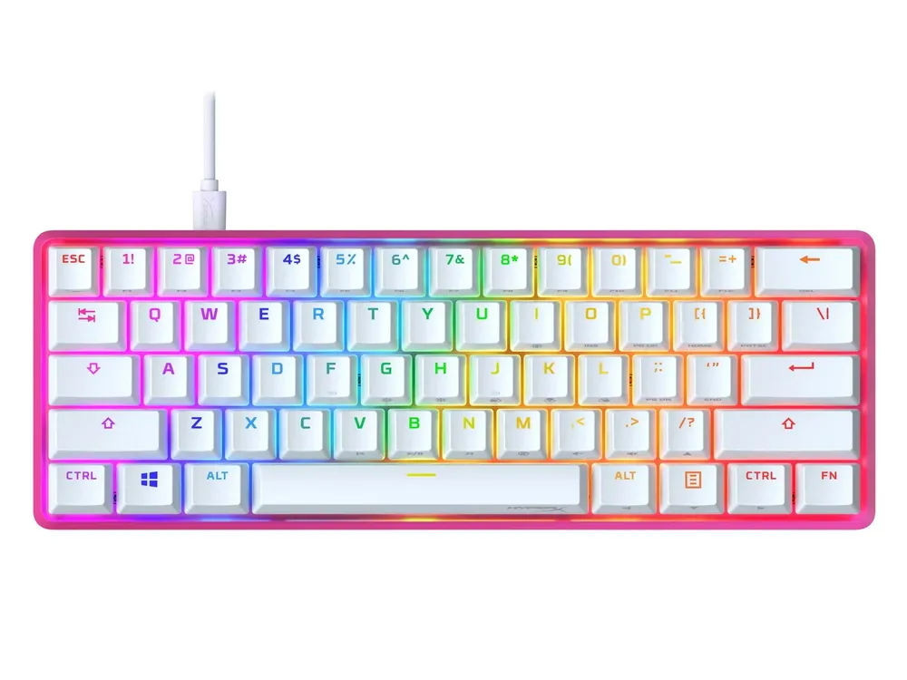 Клавиатура HyperX Alloy Origins 65, Проводное, Чёрный