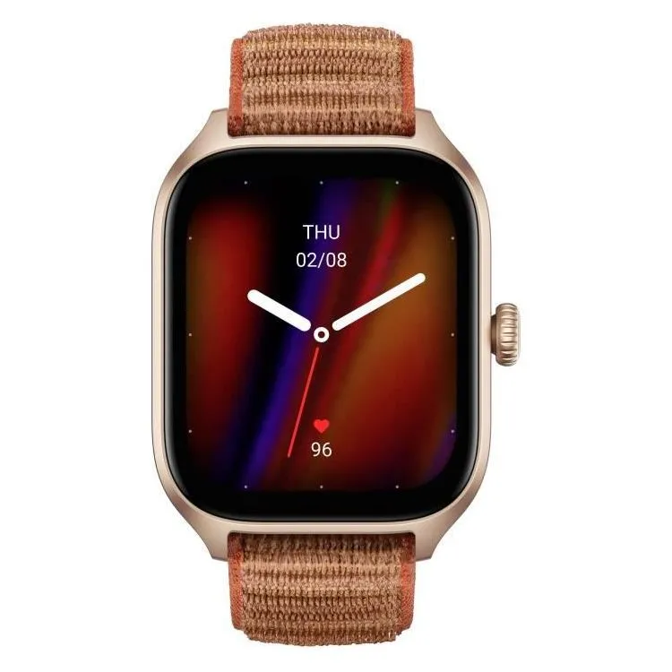Ceas inteligent Xiaomi Amazfit GTS 4, 42mm, Autumn Brown