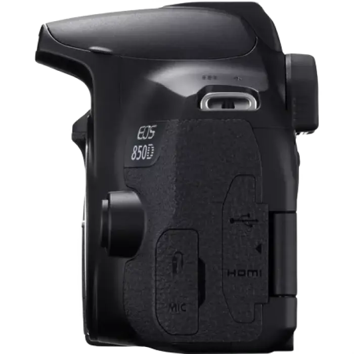 Aparat foto DSLR Canon EOS 850D + EF-S 18-135 IS, Negru