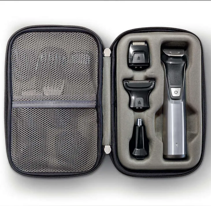 Trimmer pentru bărbați Philips Multigroom Series 7000 MG7770/15, Argintiu | Negru