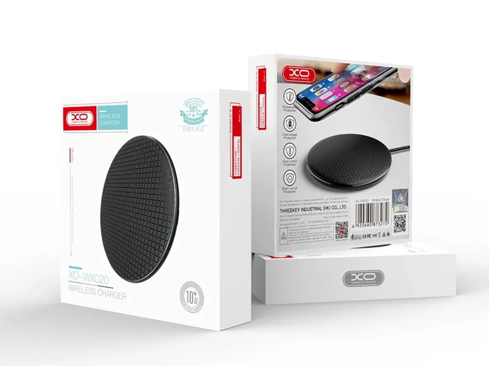 Wireless Charger XO, 15W, WX020, Black