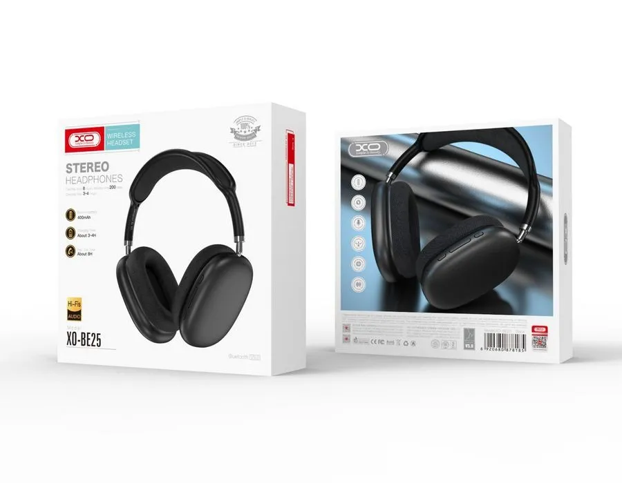 Căști XO BE25, Negru