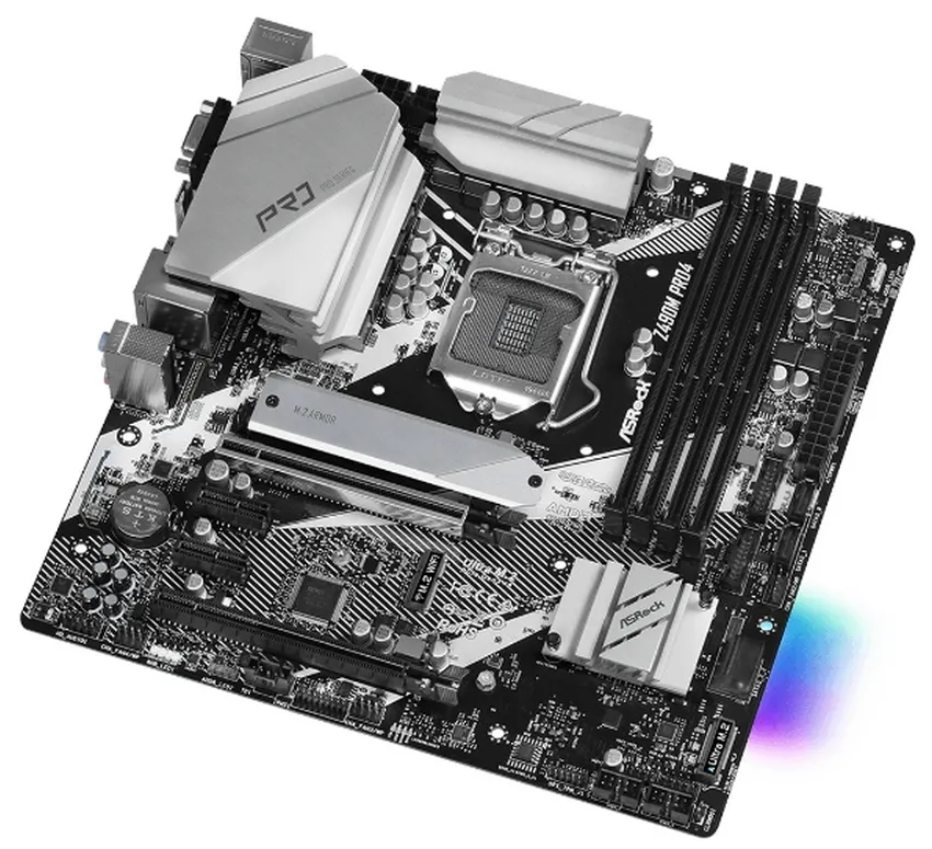 Материнская плата ASRock Z490M PRO4, LGA1200, Intel Z490, Micro-ATX