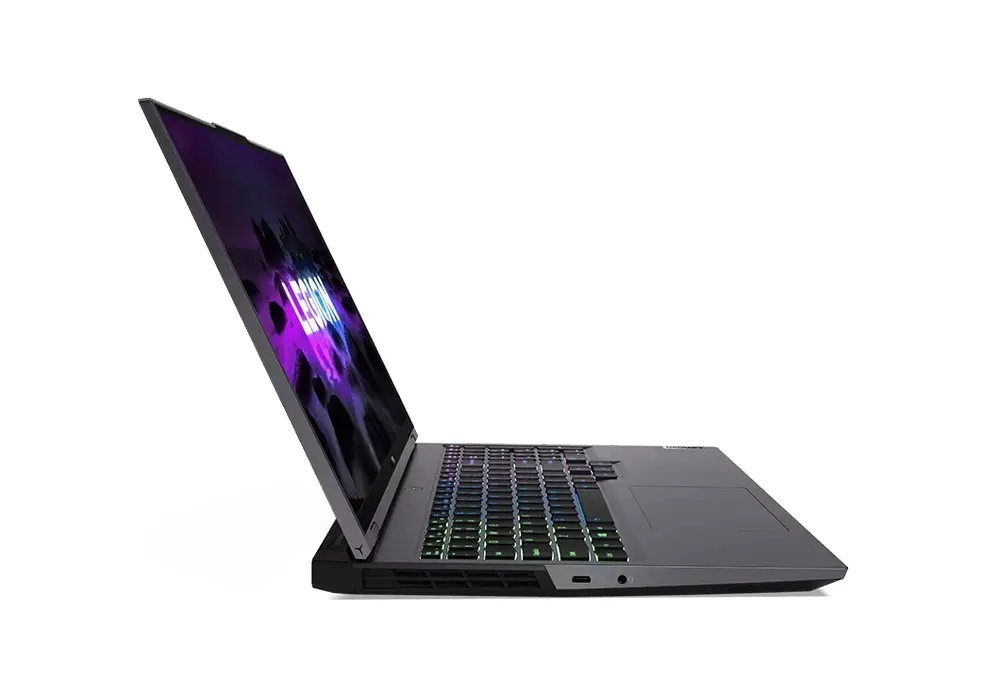 Laptop Gaming 16" Lenovo Legion 5 Pro 16ACH6H, Storm Grey, AMD Ryzen 7 5800H, 16GB/512GB, Fără SO