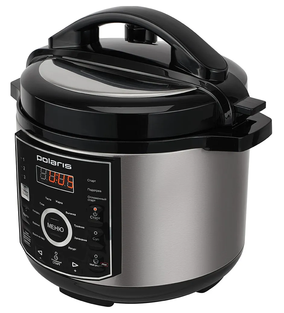 Aparat de gătit multifuncțional Polaris PPC1305AD, Argintiu