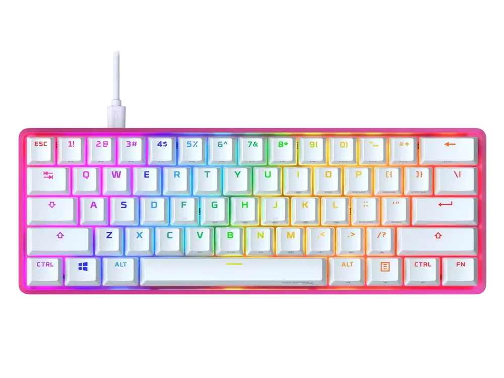 Клавиатура HyperX Alloy Origins 65, Проводное, Чёрный