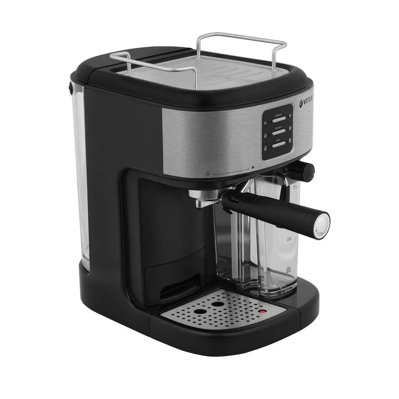Espressor manual VITEK VT-8489, 1250 W, Argintiu