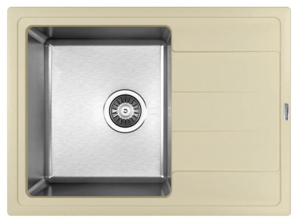 Кухонная мойка из кварца/нержав. Florentina-COMBI 650 Sampanie