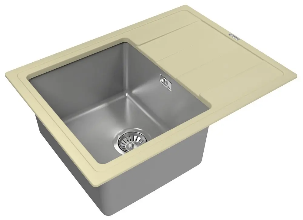 Кухонная мойка из кварца/нержав. Florentina-COMBI 650 Sampanie