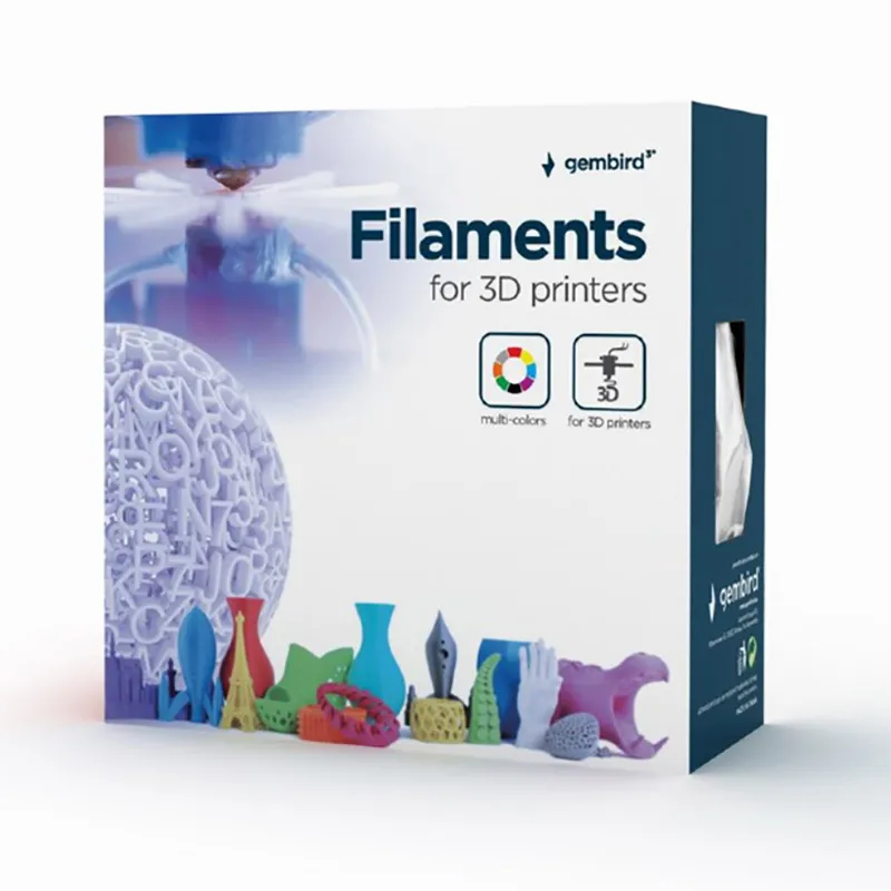 Filament pentru imprimantă 3D Gembird 3DP-ABS1.75-02-NAT, ABS, Transparent , 1.75 mm, 0,6kg