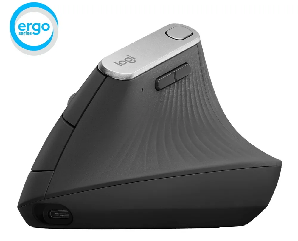 Беcпроводная мышь Logitech MX Vertical, Чёрный