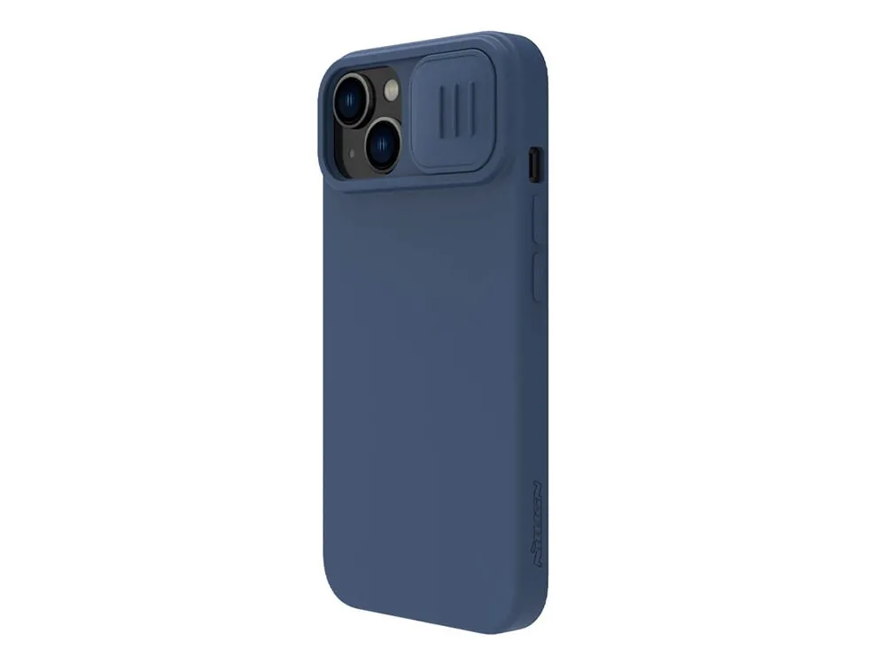 Nillkin Apple iPhone 14, CamShield Silky Silicone Case, Midnight Blue