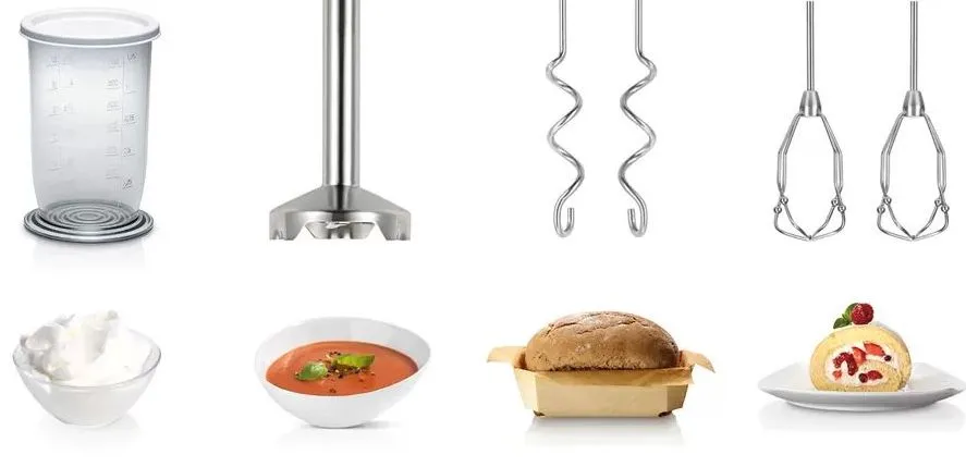 Миксер ручной Bosch Styline MFQ4080, Белый