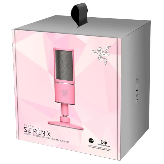 Компьютерный микрофон RAZER Seiren X, USB, Розовый