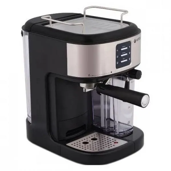 Espressor manual VITEK VT-8489, 1250 W, Argintiu