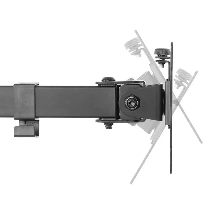 Suport birou pentru monitoare BRATECK LDT12-C011, Negru