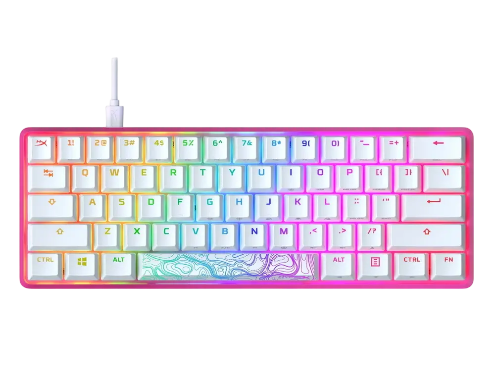 Клавиатура HyperX Alloy Origins 65, Проводное, Чёрный