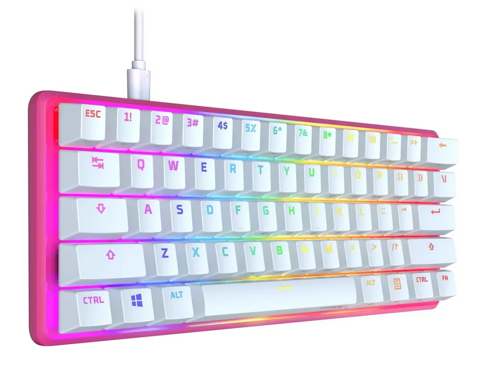 Клавиатура HyperX Alloy Origins 65, Проводное, Чёрный