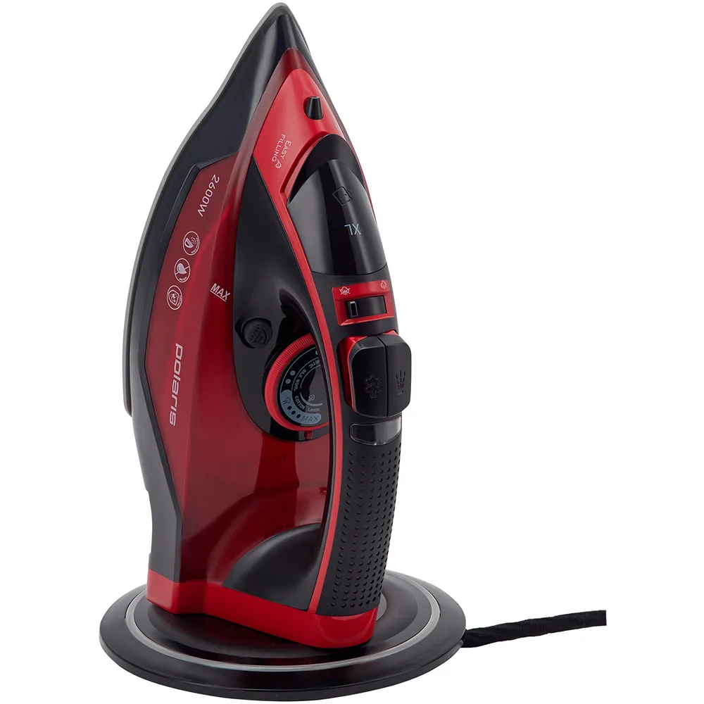 Fier de călcat Polaris PIR2699K, 2600W, Roșu
