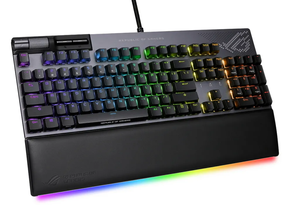 Клавиатура ASUS ROG Strix Flare II Animate, Проводное, Чёрный