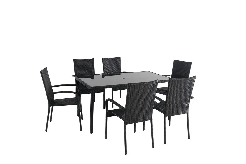 Scaun de gradina Avola (negru)