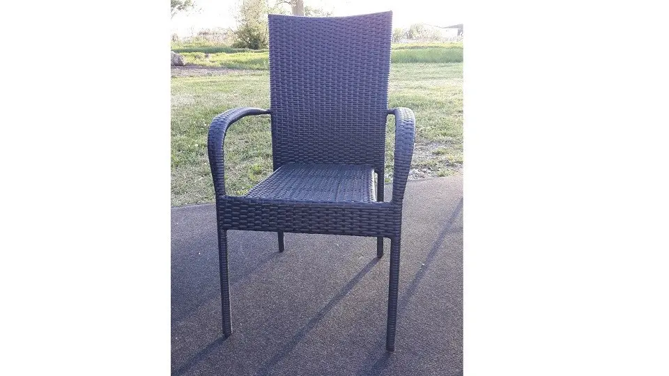 Scaun de gradina Avola (negru)