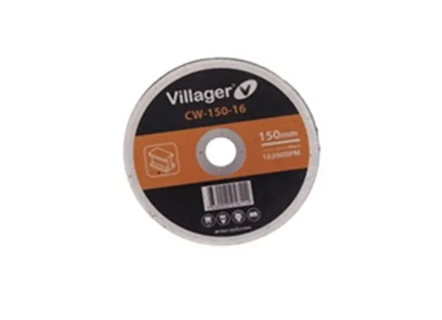 Disc de taiere inox/otel Villager 125 x 1:0 mm