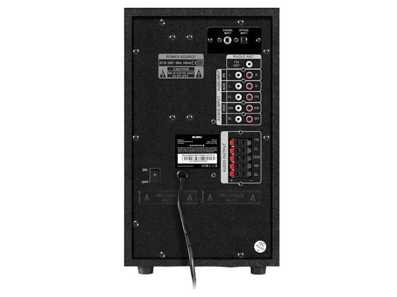 Аудиосистема SVEN HT-210, Чёрный