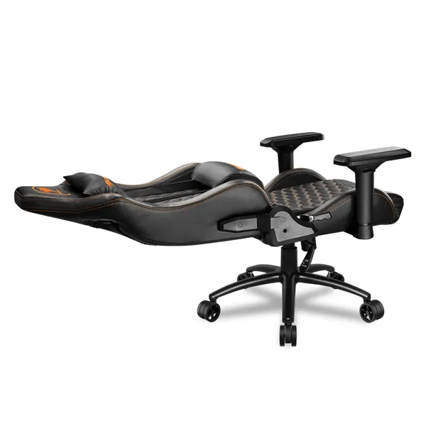 Scaun Gaming Cougar Outrider S, PU Piele, Portocaliu