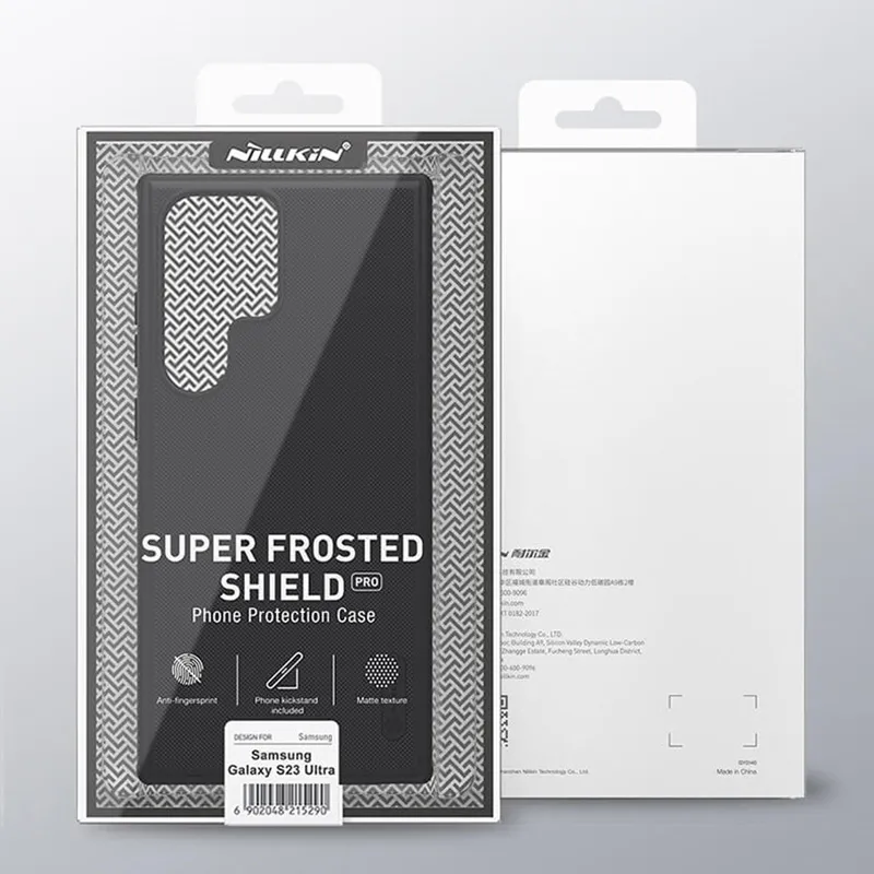 Чехол Nillkin Galaxy S23 Ultra - Frosted Pro, Чёрный