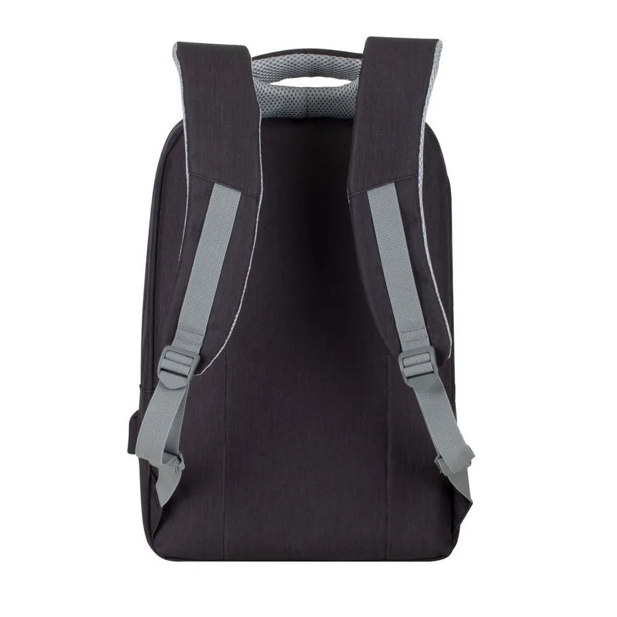 Rucsac pentru Laptop RivaCase Prater, 15.6", Poliester, Negru