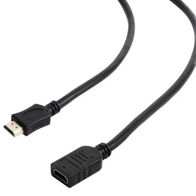 Cablu Video Cablexpert CC-HDMI4X-0.5M, HDMI (M) - HDMI (F), 0,5m, Negru
