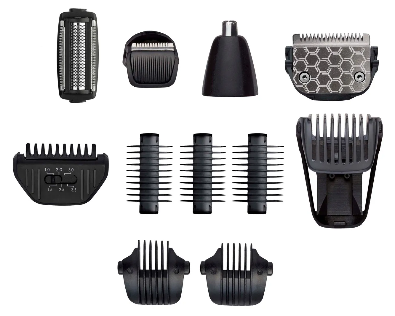 Trimmer pentru bărbați BaByliss 11-in-1 Carbon Titanium Multi Trimmer MT860E, Negru
