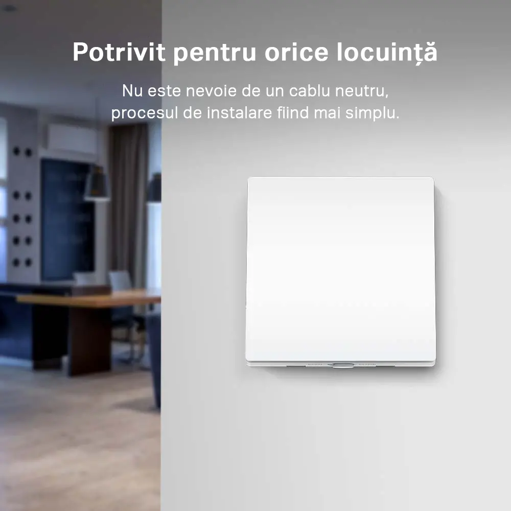 Comutator inteligent de lumină TP-LINK Tapo S210, Alb