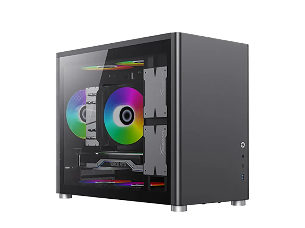 Carcasă PC Gamemax SPARK, Mini-Tower, ATX, Negru