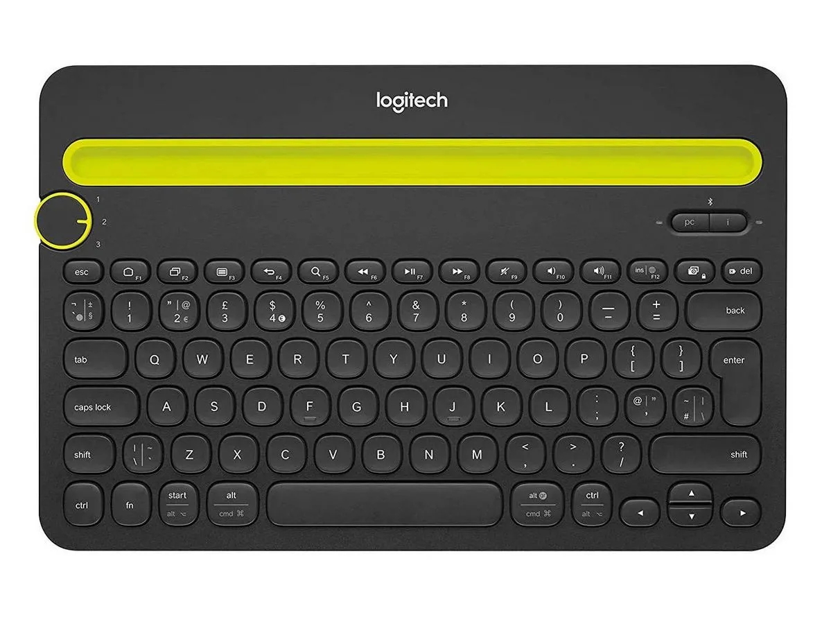 Клавиатура Logitech K480, Беспроводное, Чёрный