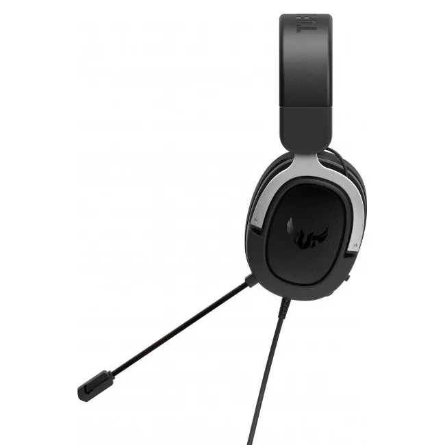 Căști gaming ASUS TUF Gaming H3, Cu fir, Argintiu