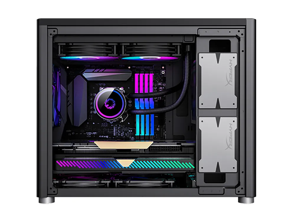 Carcasă PC Gamemax SPARK, Mini-Tower, ATX, Negru