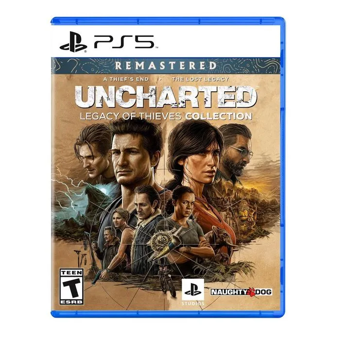 Consolă de jocuri SONY PlayStation 5, Alb, "Uncharted: Legacy of Thieves Collection", "God of War Ragnarök"(Voucher)