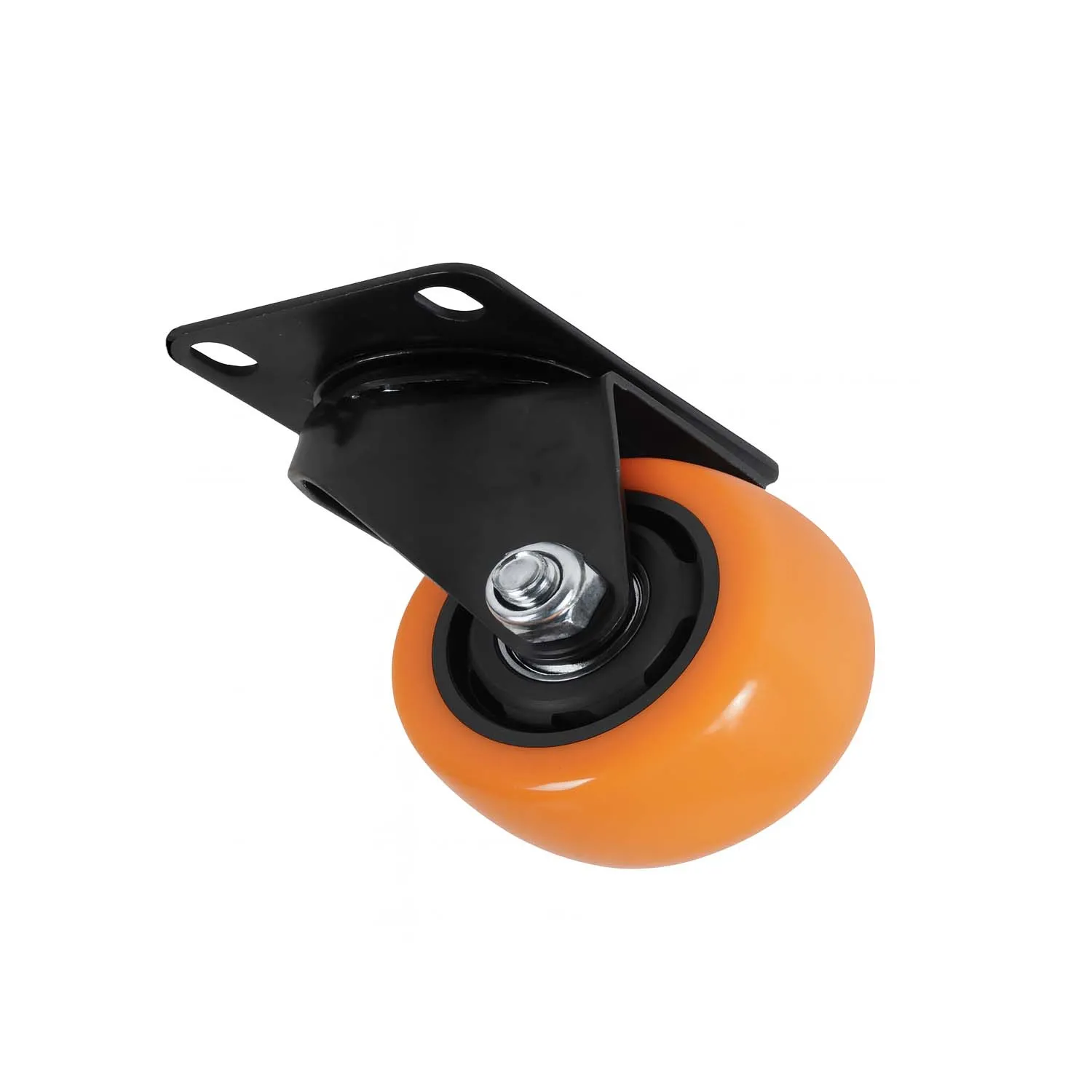 Roata pivotanta Micul Fermier PORTOCALIE 75 mm